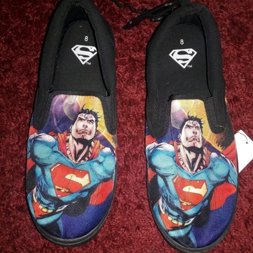 Superman Canvas Slip-on Shoes